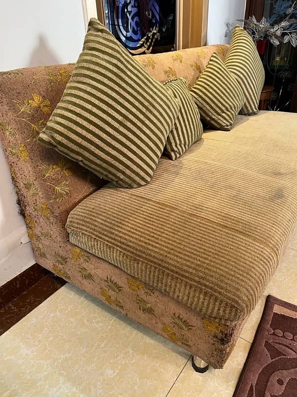 USED L SHAPE SOFA WITH CUSHIONS 4