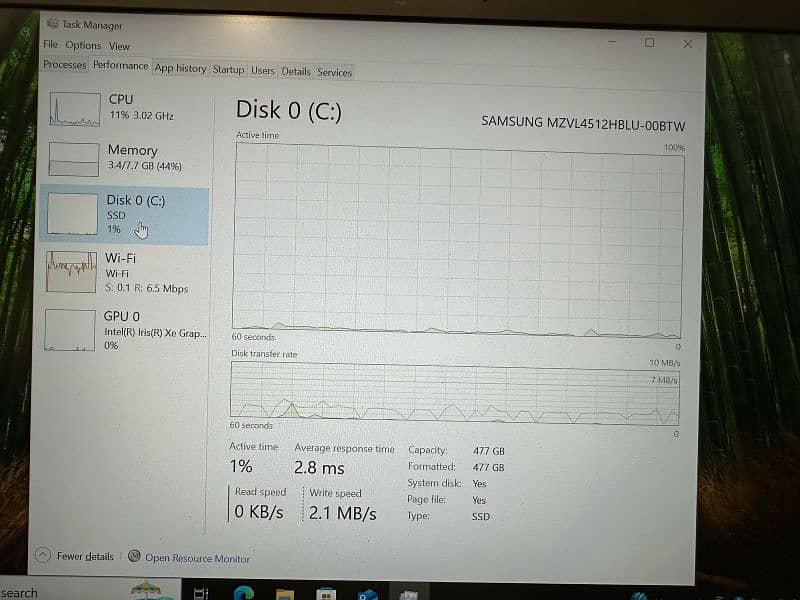 MSI Modern 14 C11M || core i5 11th generation || 180 lay || 512 NVME | 10