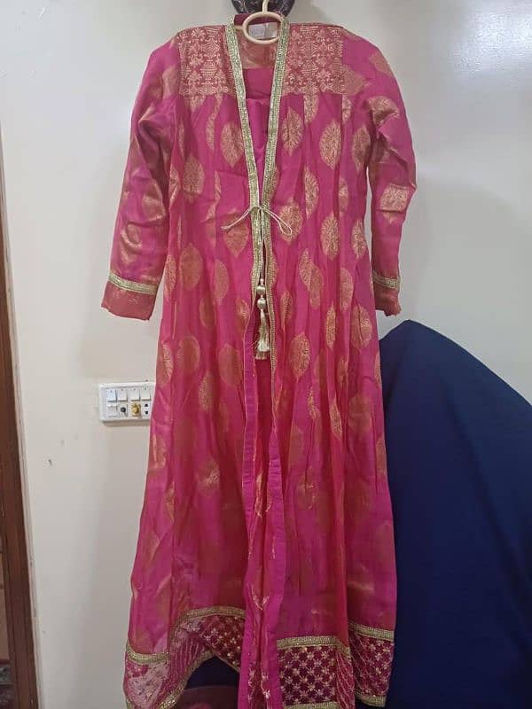 Hot pink gown (Eid dress) 0