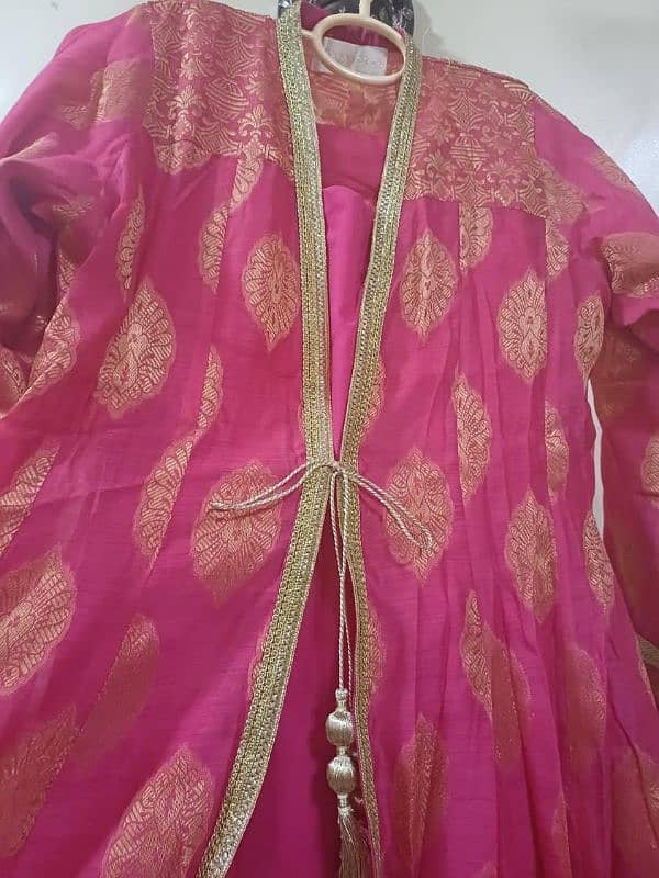 Hot pink gown (Eid dress) 1