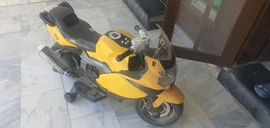 Kids battery operated electric bike|Yellow bike|No battery