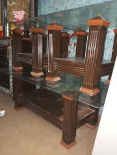 (3 Piece) Set of Table 2 Side Table with One Dining Table