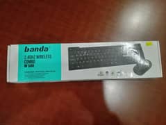 Wireless or wired keyboard with mouse