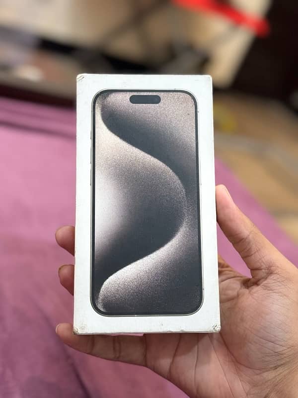 Iphone 15 pro Natural titanium non pta 1