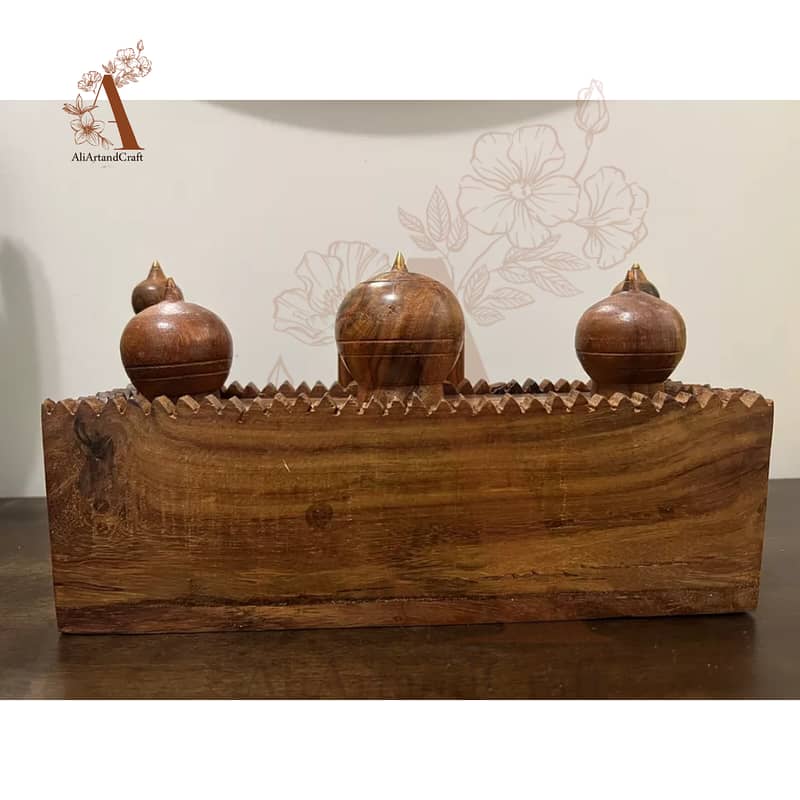 wooden Shahi Mosque Wooden Handmade Badshahi Mosque. 3