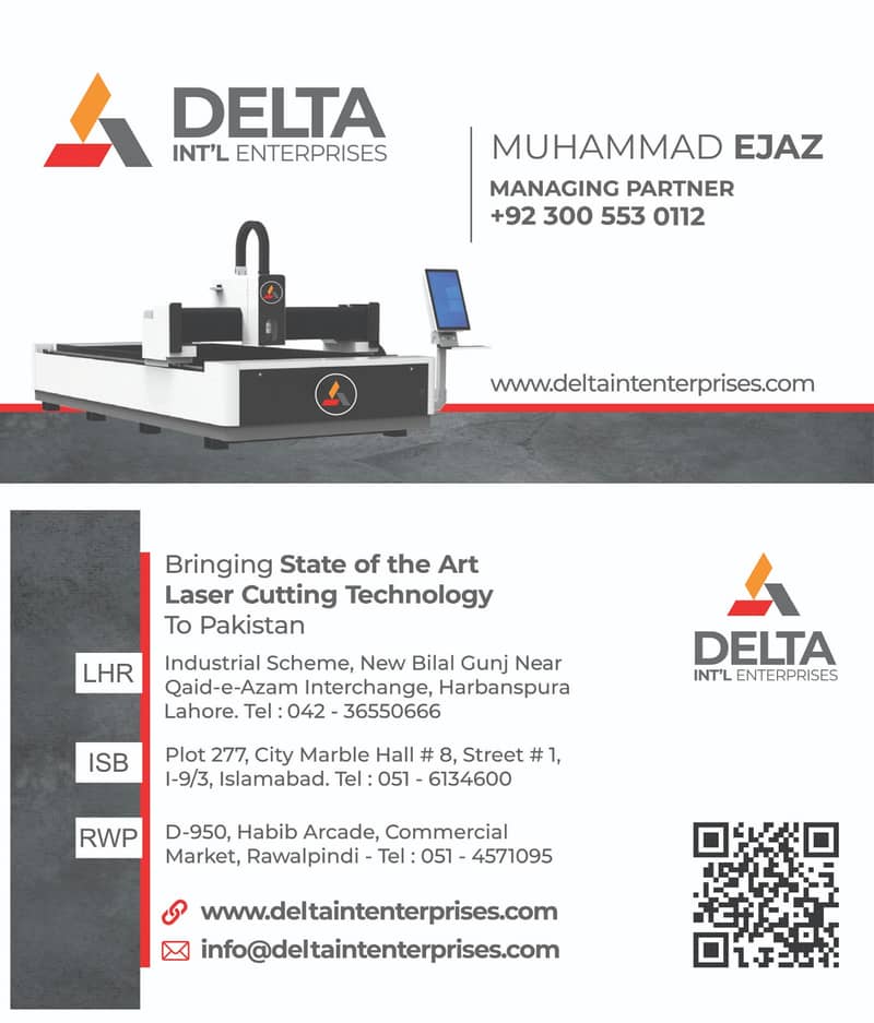 CNC Laser Cutting Machine - Best Imported cnc's in Pakistan 10