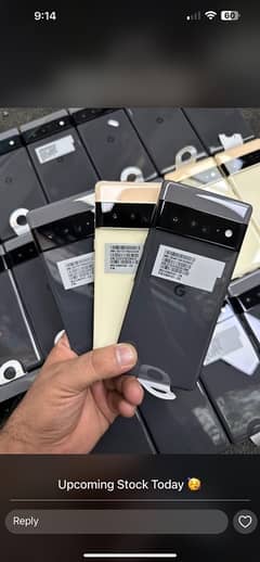 Google Pixel 6 Pro 256GB/128GB USA Imported Stock Available Quantity