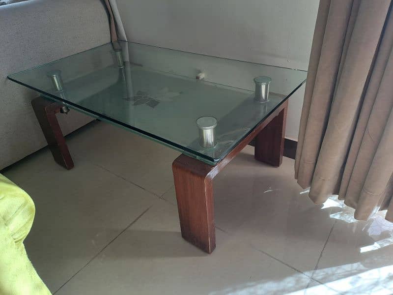 center table glass top 1