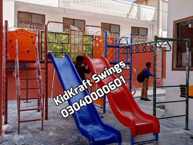 Swjngs, Slide, Seesaw, Monkey bar, Merry go round, Climber, sofa swing 5