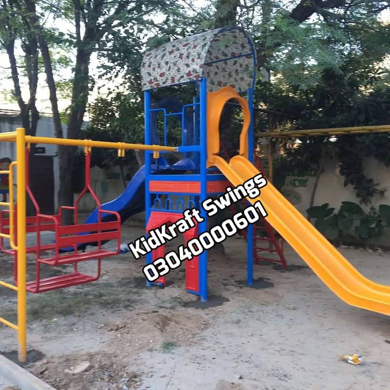 Swjngs, Slide, Seesaw, Monkey bar, Merry go round, Climber, sofa swing 7