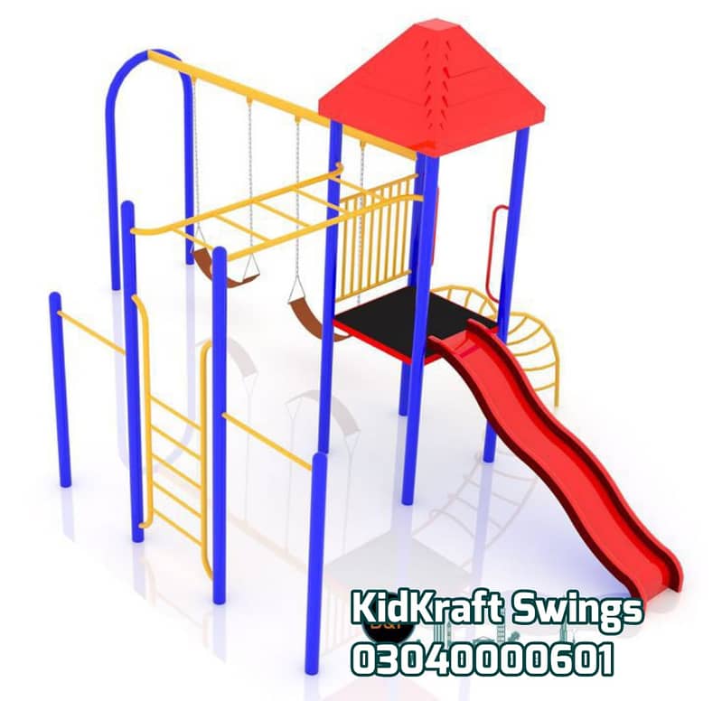 Swjngs, Slide, Seesaw, Monkey bar, Merry go round, Climber, sofa swing 11