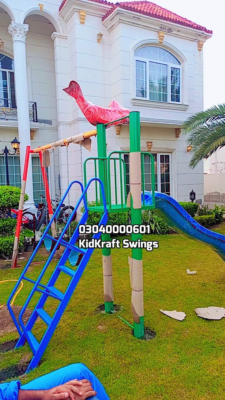 Swjngs, Slide, Seesaw, Monkey bar, Merry go round, Climber, sofa swing 13