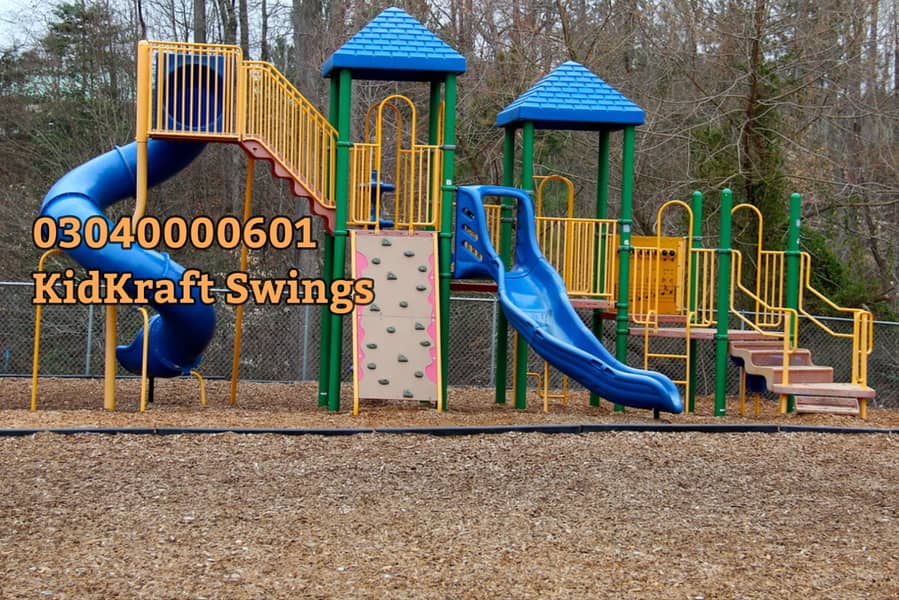 kids Slide/Swings/Kids rides/jhula/Spring rider/jungle gym/gazebo/bar 0