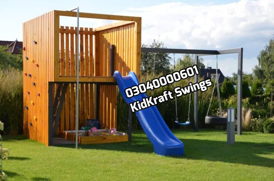 kids Slide/Swings/Kids rides/jhula/Spring rider/jungle gym/gazebo/bar 12
