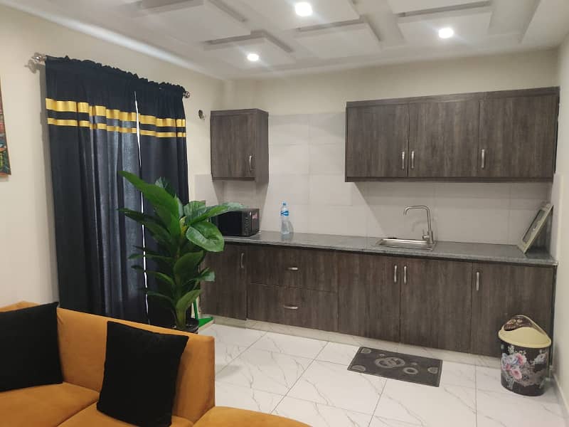 One Bed Furnished Apartment For Rent In Bahria Town Lahore Sector C 5