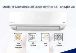 Dawlance Split AC Inverter 1.5 Ton DAC-Excel 30 Specifications