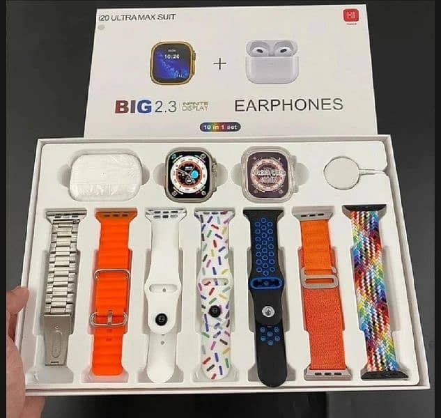 I20 Ultra Max Smart Watch With Earbuds 2