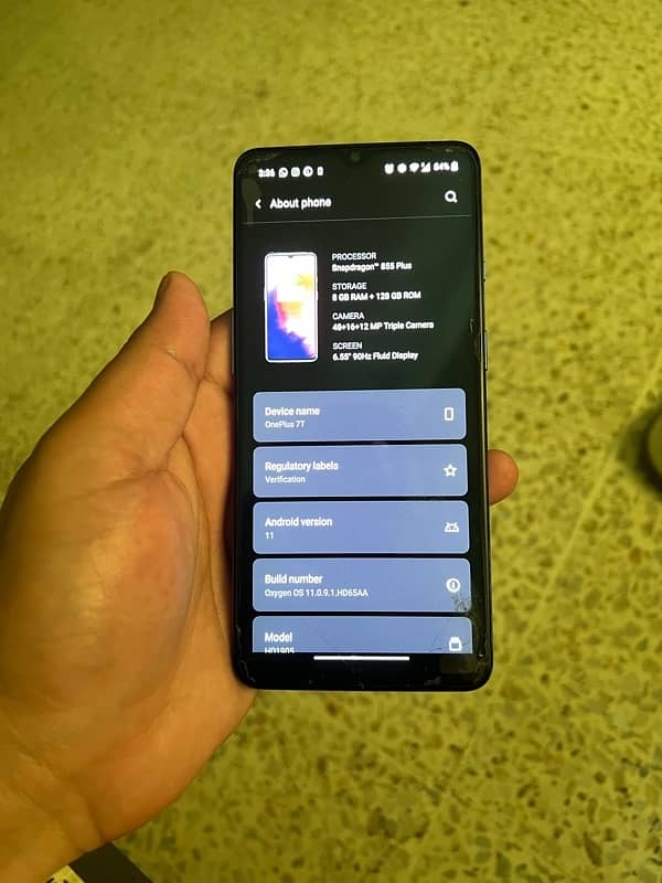 One plus 7T PTA Dual sim 4