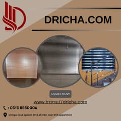 Blinds - Office Blinds - Roller Zebra Blind - Window Wooden Blinds