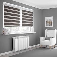 Blinds - Office Blinds - Roller Zebra Blind - Window Wooden Blinds8 5
