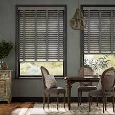 Blinds - Office Blinds - Roller Zebra Blind - Window Wooden Blinds8 13