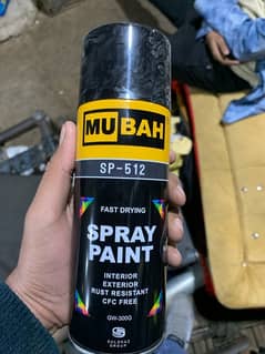 mubah spray paint