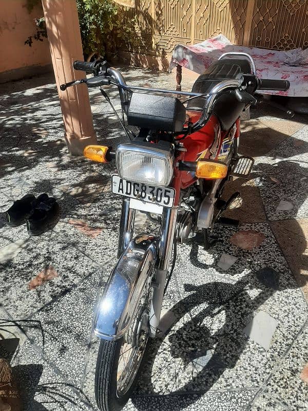 Honda cd 70 all punjab number registered 6