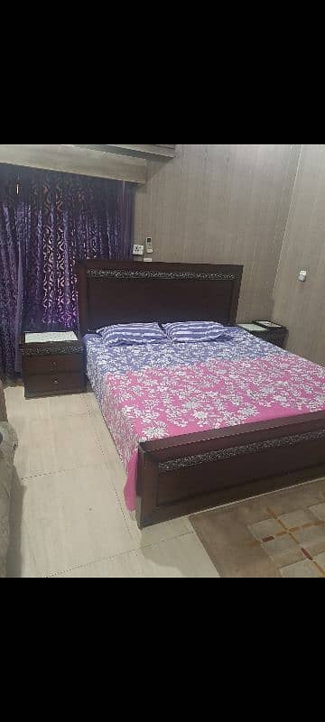 bed with side tables 1