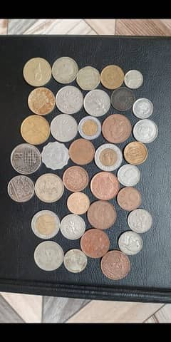 Different country coins