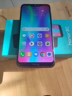 Excellent Honor 8C Dual Sim Full Box PTA APPROVED 3/32 GB