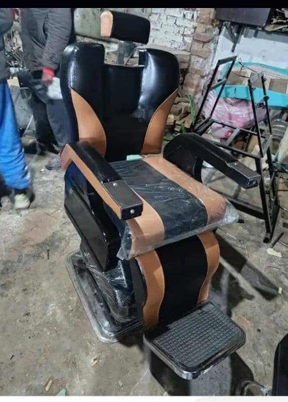 saloon chair/cutting chair/hair wash unit/pedicure unit/facial bed etc 9