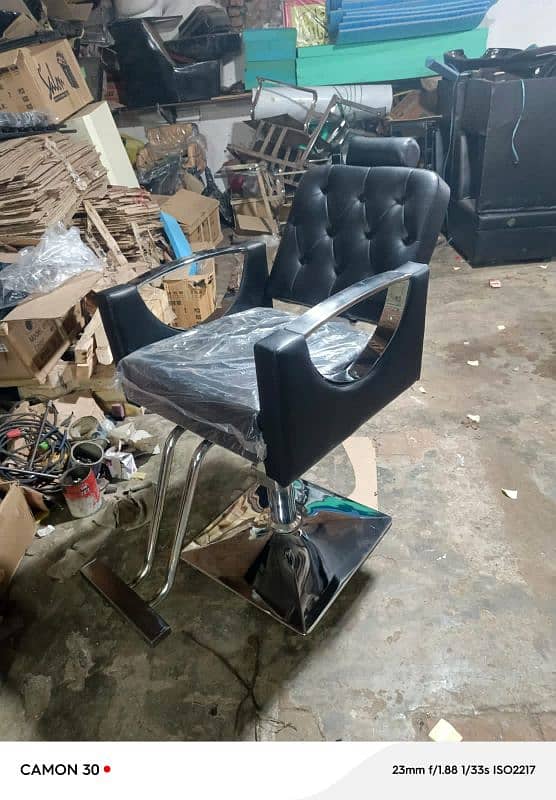 saloon chair/cutting chair/hair wash unit/pedicure unit/facial bed etc 18