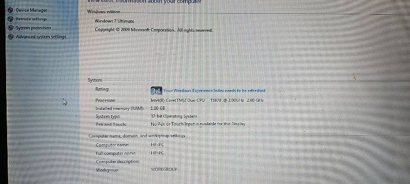 HP Core 2 duo Laptop for sale 1