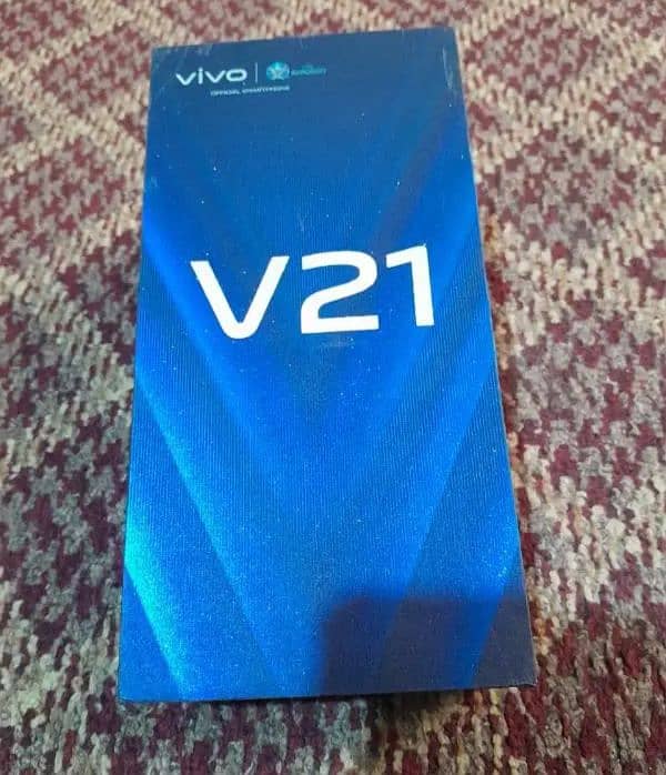 vivo v21 with only box 1