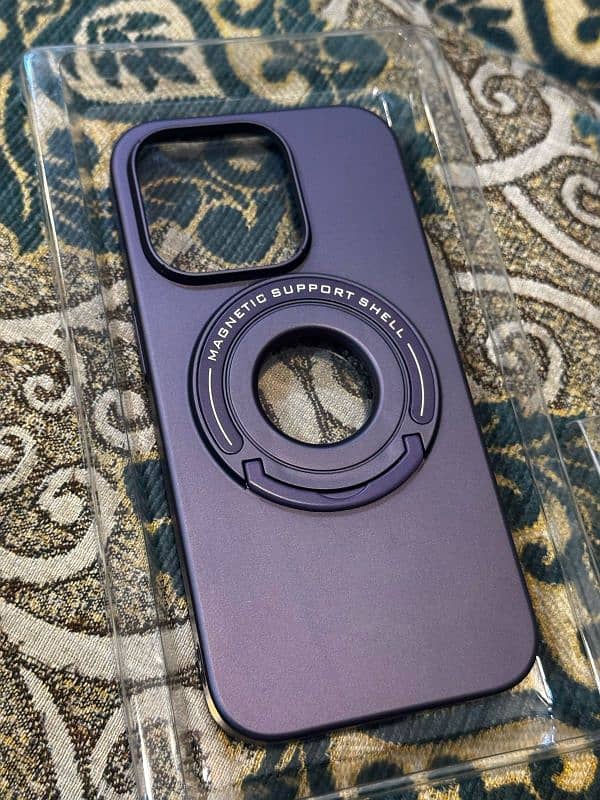 iPhone 14 Pro  Cover - Deep Purple - Cocosini Brand Magnetic Shell 1