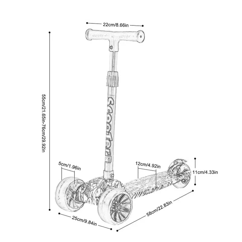 Kids Scooty Available Multiple Articles Lights With Music 6