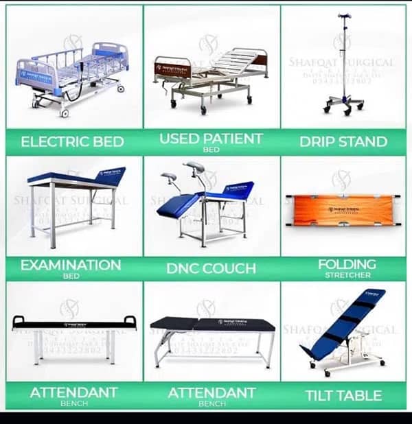 Patient Bed | Electric & Manual | ICU & Hospital Bed | Medical Karachi 2