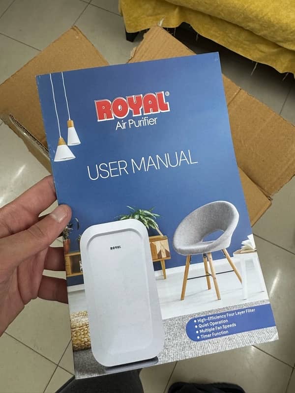 Royal Air Purifier Almost New, Just One Month Used 7