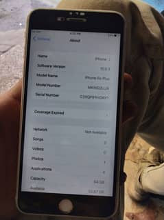 I phone 6s plus 10/10 only phone battery health 94 only phone ha 64Gb