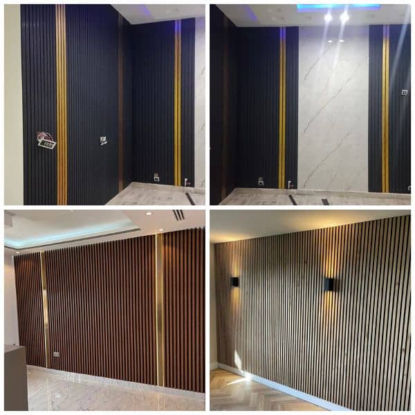 WPC Flutted Wall Panel's and PVC Flutted Wall Panel's. 2