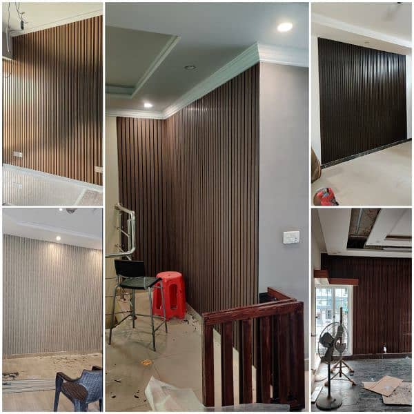 WPC Flutted Wall Panel's and PVC Flutted Wall Panel's. 3