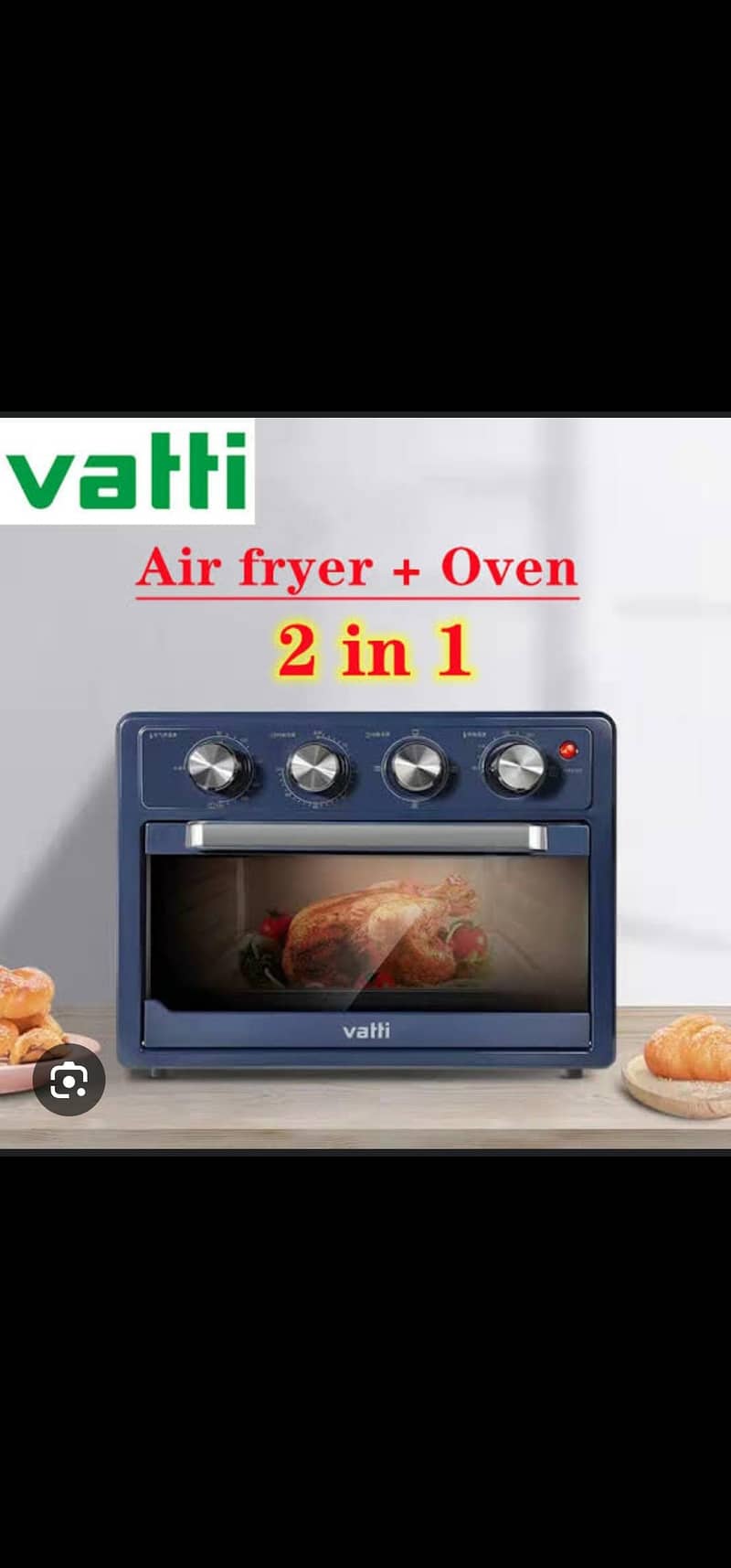 Vatti, angeleno, philips, ssodd air fryer 26 litre size like new 2