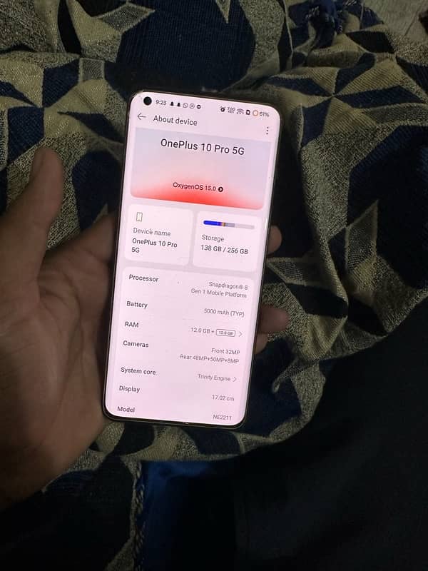 One plus 10 pro 5G non pta 12+12/256Gb 3