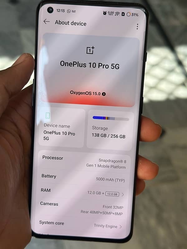 One plus 10 pro 5G non pta 12+12/256Gb 3