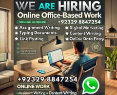 online jobs/full time/part time/simple typing jobs for boys and girls