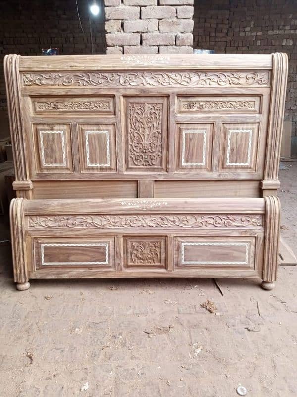 #wooden bed set #Chinioti bed set #king bed #double bed #sample bed 11