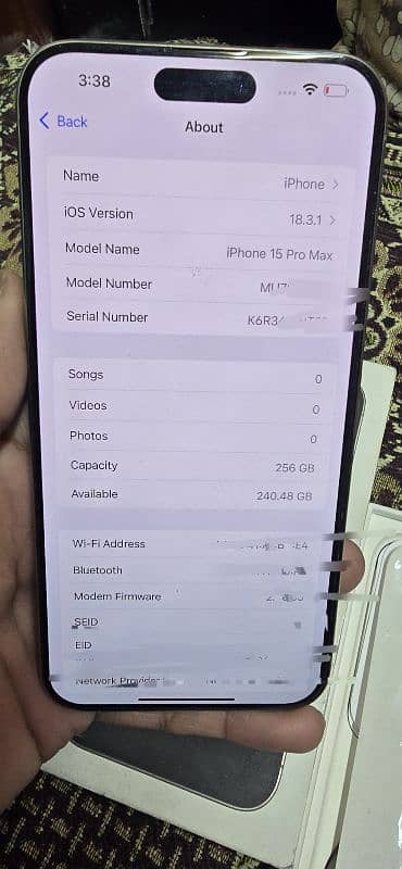 iPhone 15 Pro Max, Natural Titanium, 256GB 7