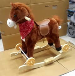 2 in 1 Rocking Horse  and Punshing Cycle with Wheels - Musical