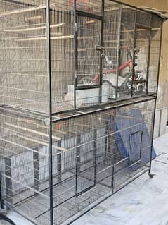 2 portion 6 Ft Flight Big Cage with partition option