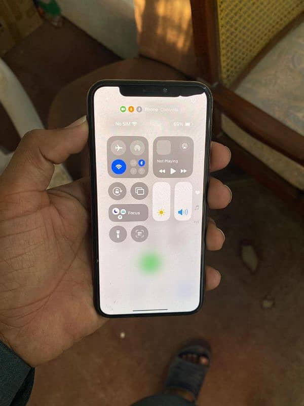 I phone xs 64gb dull Sim pta approved  just battery Chang 6